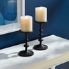 Plum & Post Abacus Petite Candle Stands, Set Of 2 - 2 of 4