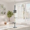 TopComfy Pet Tower Height Adjustable Floor to Ceiling Cat Tree 4 Tier Stable Structure Activity Pet Furniture for Cats, Gray, 15.8"*15.8"*85.5" - 2 of 4