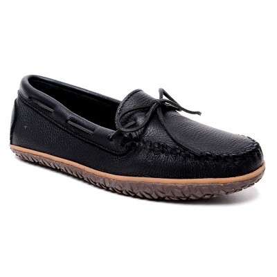 Minnetonka Men's Moosehide Tread Slip On Shoes
