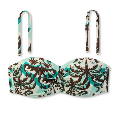 Shade & Shore Women's Twist Front Bandeau Bikini Top - Shade & Shore™ Green M — фото 6
