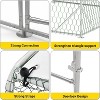 Acekool Large Metal Chicken Coop 9.8x6.5x6.5ft, Walk-in Poultry Cage with Waterproof UV Roof, Double Lock Doors, Outdoor Run for Chickens & Ducks - 3 of 4