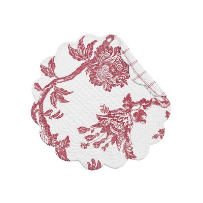 C&F Home Arcadia Red Placemat Set of 6