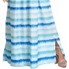 HAPPY BAY Women's House Daily Routine Evening Wear Boho A line Slit Maxi Dress Smocked Top Evening Long Tube Dresses for Women - 3 of 3