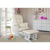 Storkcraft Tuscany Glider Nursery Rocking Chair and Ottoman - 2 of 4