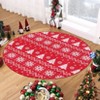 Coucheta Christmas Tree Doormat & Area Rug, Washable Low Pile Non-Slip Carpet, Holiday Mat for Entryway, Bedroom, Living Room & Indoor Festive Decor - 3 of 4