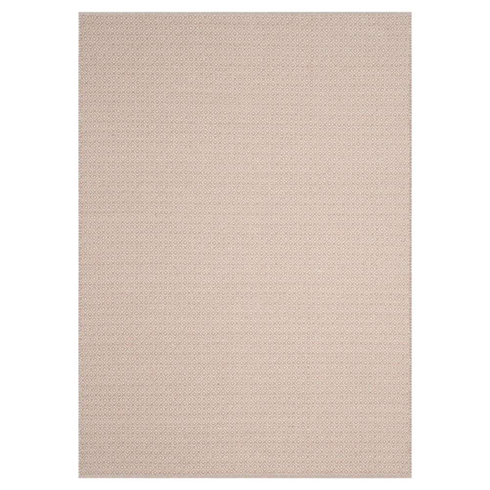 Ivory/Beige Geometric Flatweave Woven Area Rug 4'x6' - Safavieh