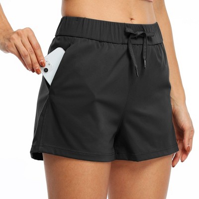 FIONECA Women's Shorts Hiking Athletic Shorts Yoga Lounge Active Workout Running Shorts Comfy Casual with Pockets