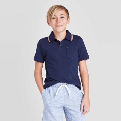 boys pique polo