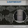 Washable Rugs for Living Room Modern Geometric Striped Area Rug Soft Non-Slip Low Pile Accent Rug - 4 of 4