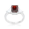 Slickblue 4.5ct CZ Engagement Ring for Women, Classic Style, Rhodium Plated, Trillion Cut, Color Options, Sizes 5-10 - 3 of 4