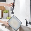 BWE Commercial Restaurant Pull-Down Dual Handle Countertop Flush Spray Utility Kitchen Faucet 8 Inch - 3 of 4