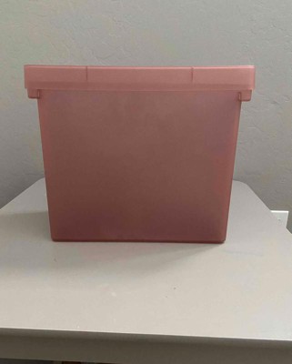 Plastic Hanging File Crate With Lid - Brightroom™ : Target