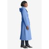 Jessica London Women's Plus Size Double Breasted Long Trench Raincoat - 4 of 4