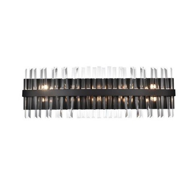 Elegant Lighting Serephina 10 - Light Vanity in  Black