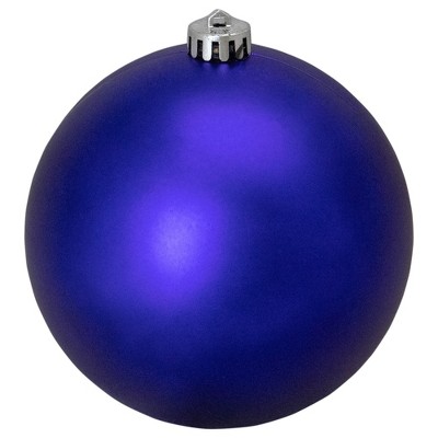 Northlight 6" Shatterproof Matte Christmas Ball Ornament - Blue