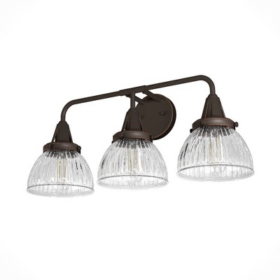 Hunter Fans Cypress Grove 3 - Light Vanity in  Onyx Bengal