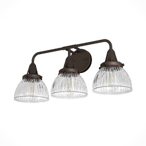 Hunter Fans Cypress Grove 3 - Light Vanity in  Onyx Bengal - 1 of 4
