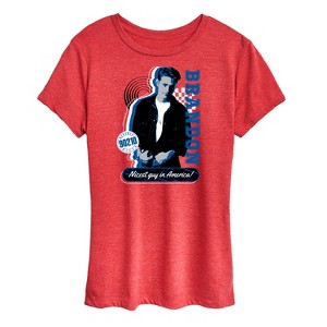 Women's - Beverly Hills 90210 - Brandon Nicest Guy In America Short Sleeve Graphic T-Shirt - 1 of 4