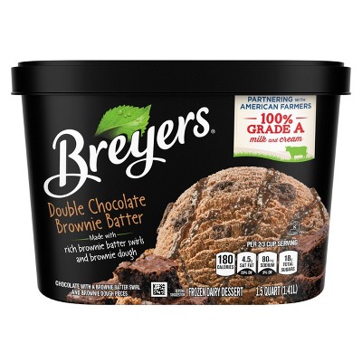 Breyer's Brownie Batter Swirl Ice Cream - 48oz