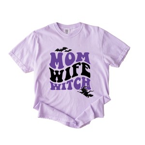 Simply Sage Market Mom Wife Witch Colorful Puff Print Garment Dyed Tee - 1 of 4