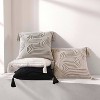 20"x20" Oversize Lyra Square Throw Pillow - Crescent & Starlight - image 3 of 4