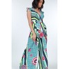 Slickblue Women’s Surplice Jumpsuit with Ruffle Sleeves, Flattering Cinched Waist, Casual to Chic, Size & Color Options - 3 of 4