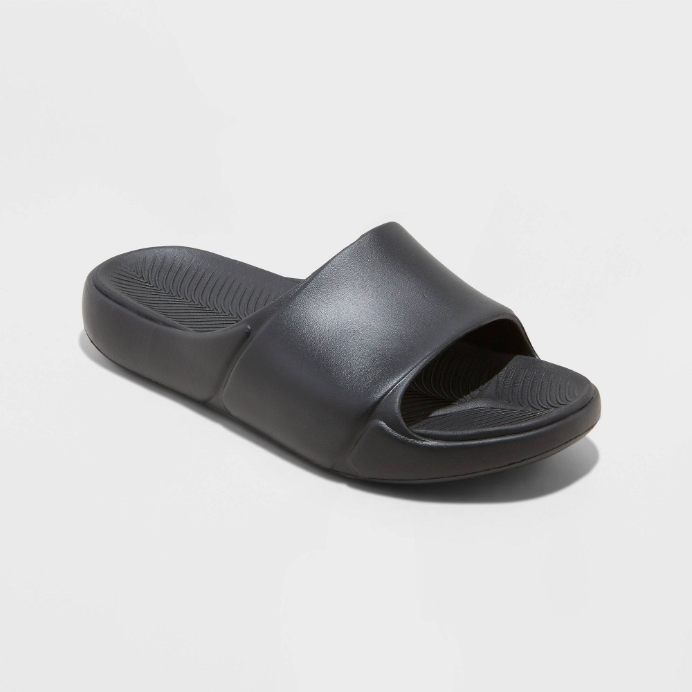 Men's Mason Slide Sandals - All in Motion™ Black 7( 2 pairs ) 