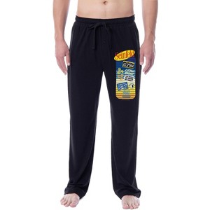 Seinfeld Mens' TV Show Sayings Funny Little Kicks Sleep Pajama Pants Black - 1 of 3