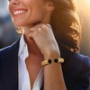 Ross-Simons Onyx Twisted Cuff Bracelet in 18kt Gold Over Sterling - 2 of 4