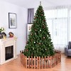 Tangkula 9ft PVC Artificial Christmas Tree 2132 Tips Premium Hinged Tips w/ Solid Metal Stand - 3 of 4
