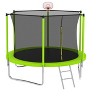 HFYee 8/10/14FT Safety-Enclosed Kids Trampoline Indoor/Outdoor Bounce Mat for Different Ages - 2 of 4