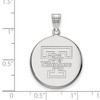 Black Bow Jewelry 14k White Gold Tennessee Volunteers NCAA Large Pendant - 2 of 3