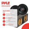 Pyle PLPW12D 12" 3200W 4-Ohm DVC Car Subwoofer Sub and Dual Ported Enclosure - 2 of 4