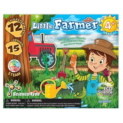 PlayMonster Little Farmer Science Kit - 12 Eco-Experiments About Planting
