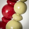 32"H & 38.5"H Sullivans Christmas Red & Green Finial Figurines Set of 2 Indoor Christmas Decor - 2 of 3