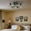 Bella Depot Flush Mount Ceiling Fan with Lights and Remote Control - 3 of 4