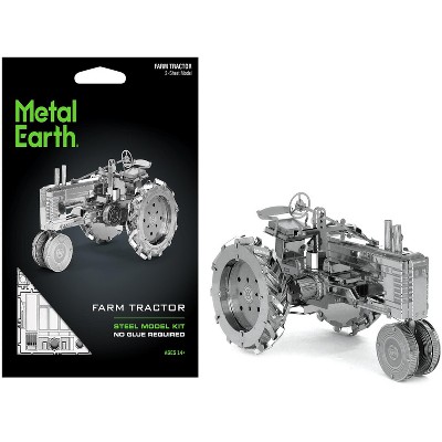 Model Kit Farm Tractor (Challenging Difficulty) Steel Model by Metal Earth