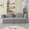 Dolonm 98.4" Large Compression Sofa Made of Chenille Fabric, 3-seater , No Assembly,Living Room, Bedroom - 3 of 4