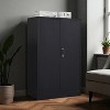 Mshliw Metal Storage Cabinet with Locking Doors & Adjustable Shelf, Foldable Steel Filing Cabinet for Office, School, or Garage - 3 of 4