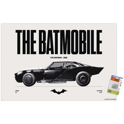 Trends International DC Comics Batman: 85th Anniversary - The Batmobile 2022 Unframed Wall Poster Prints