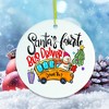 School Bus Driver Santa’s Favorite Christmas Ornament| OrnamentallyYou - 4 of 4