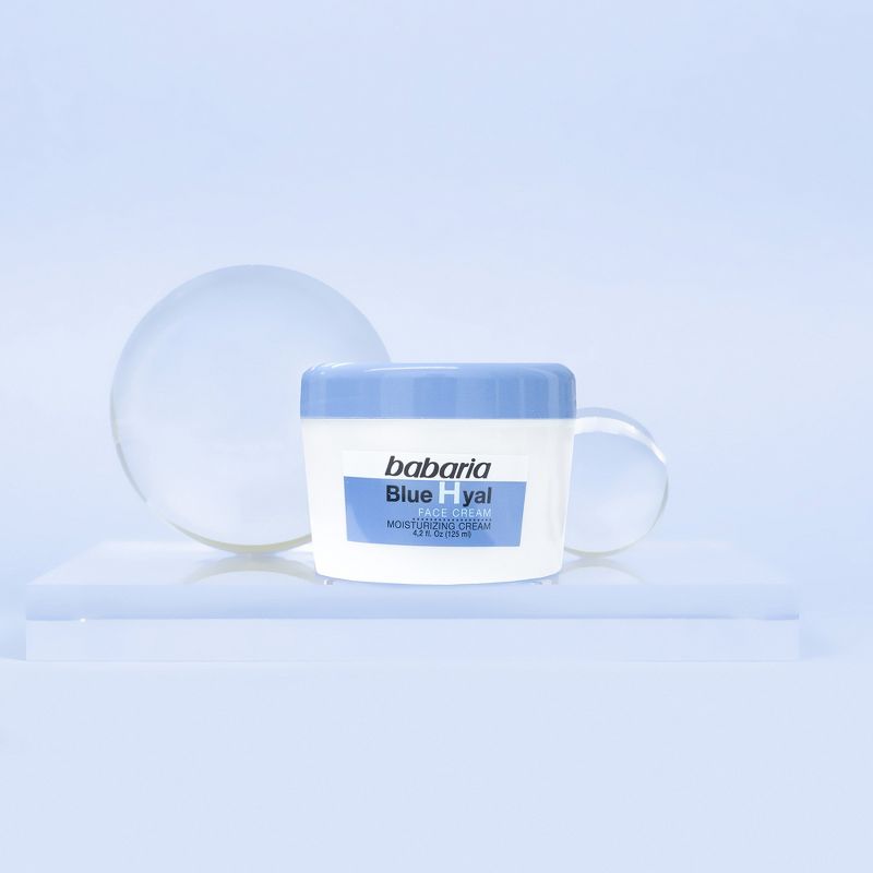 Babaria Hyaluronic Acid Face Cream - Provides Hydration and Reduced Flaccidity - Reduces Wrinkles and Fine Lines - Suitable for All Skin Types- 4.2 oz, 3 of 8