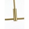 Elegant Lighting Nyomi 42-Inch Brass Chandelier with Artistic Design Motif - 3 of 4
