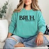 Simply Sage Market Bruh Formerly Mom Garment Dyed Sweatshirt - S - Seafoam - 2 of 4