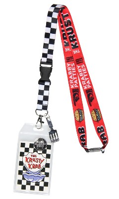 The Simpsons Duff Beer Id Badge Holder Key Lanyard White : Target