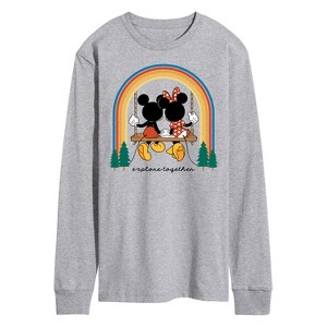 Men's - Disney - Explore Together Long Sleeve Graphic T-Shirt - 1 of 4