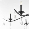 Quorum Lighting Lorelei 6 - Light Chandelier in  Matte Black - 4 of 4