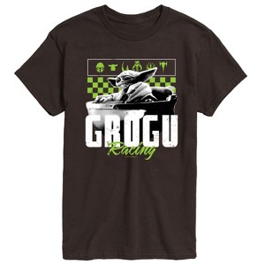 Men's - Star Wars - The Mandalorian Grogu Racing Jersey Short Sleeve Graphic T-Shirt - 1 of 3