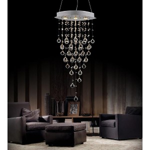 CWI Lighting Robin 3 Light Down Chandelier With Chrome Finish - 1 of 1