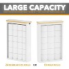 Toilet Paper Storage Organizer with Lid, Holds 24 Regular Rolls or 18 Mega Rolls, Slim Bathroom Organizer - 2 of 4